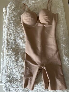 SKIMS Sculpting Strap Bodysuit in Nude Blush